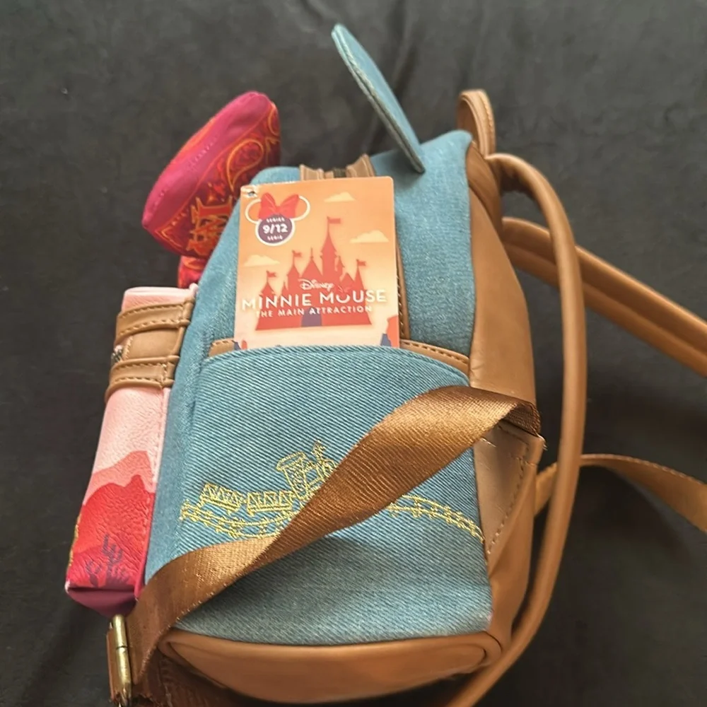 Loungefly Disney MMMA Big Thunder Mountain Railroad mini backpack - Picture 3 of 5